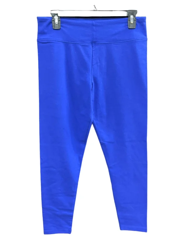 Blue Pants Leggings J. Crew, Size L