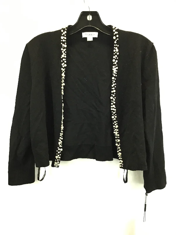 Cardigan By Calvin Klein In Black, Size: L