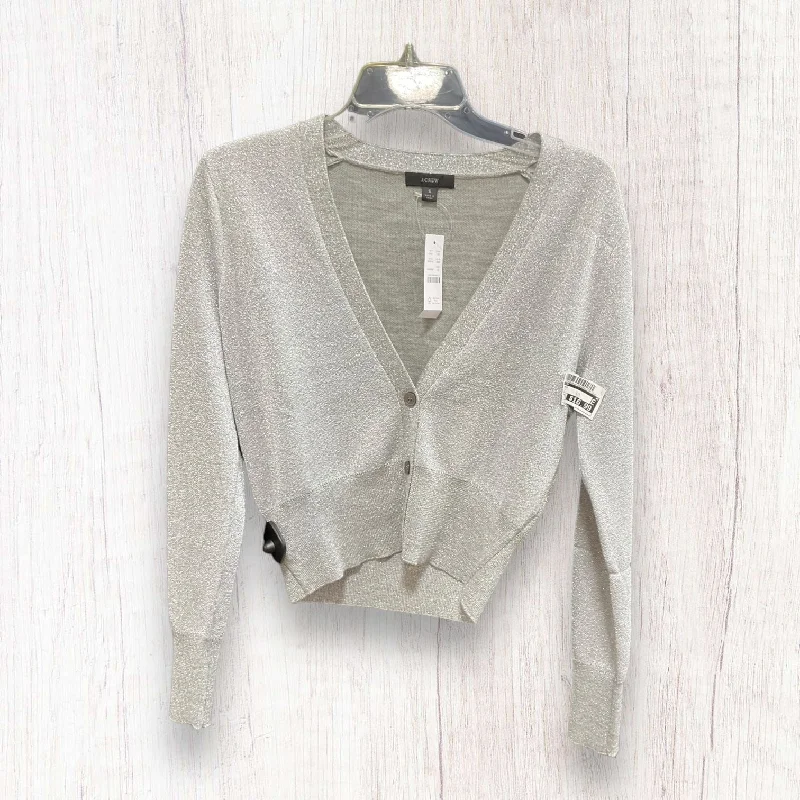 Cardigan By J. Crew In Silver, Size: S