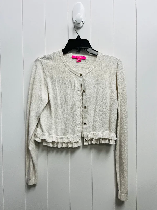 Cardigan By Lilly Pulitzer In White, Size: M