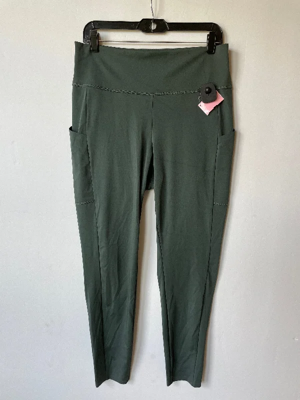 Green Pants Leggings Soma, Size Xl