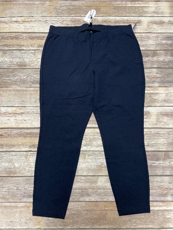 Navy Pants Leggings Cme, Size M