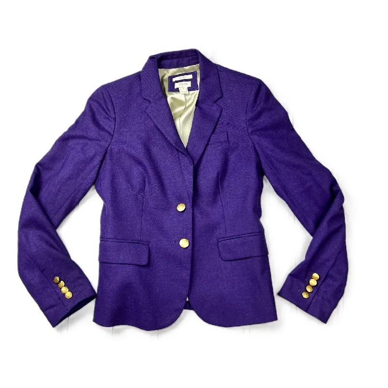 Purple Blazer By J. Crew, Size: Xs