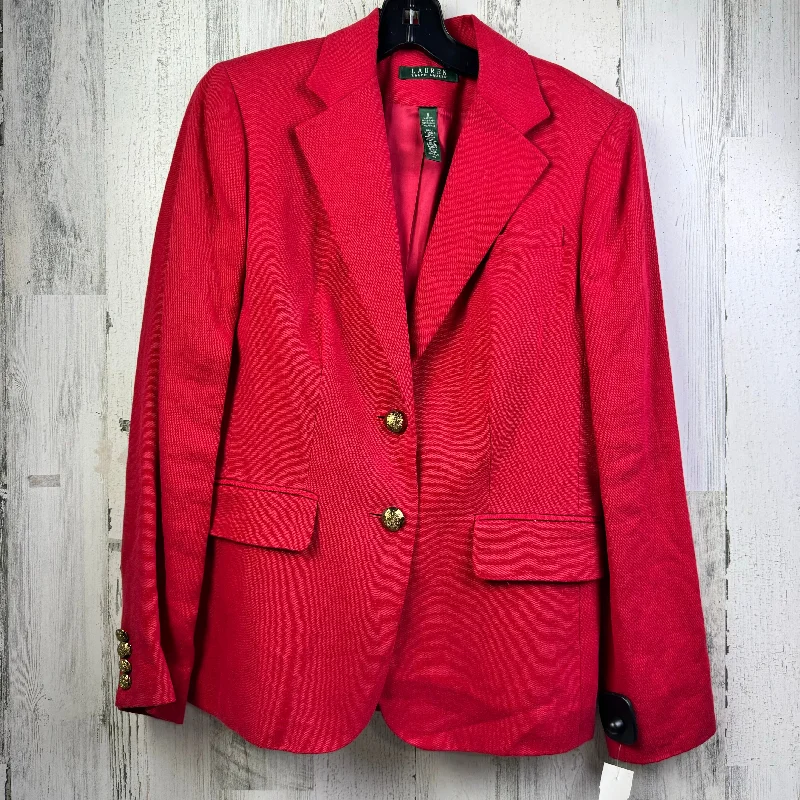 Red Blazer Lauren By Ralph Lauren, Size M