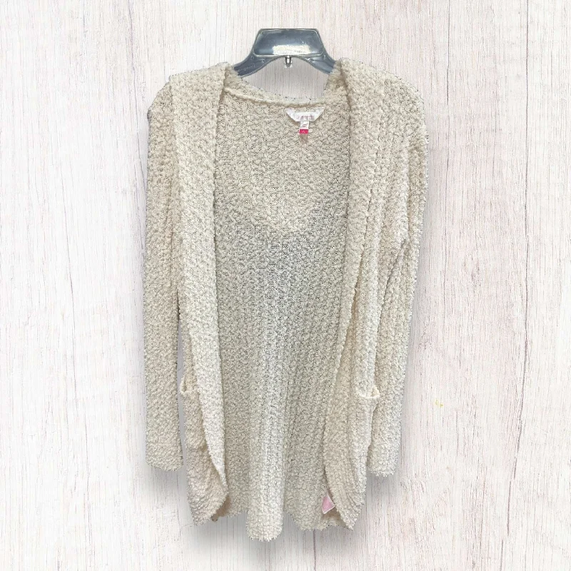 Sweater Cardigan By No Boundaries In Cream, Size: M