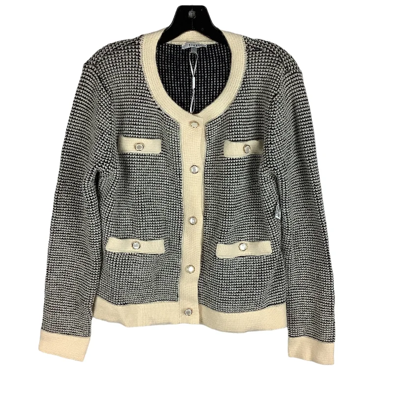 Sweater Cardigan By Sioni In Grey, Size: L