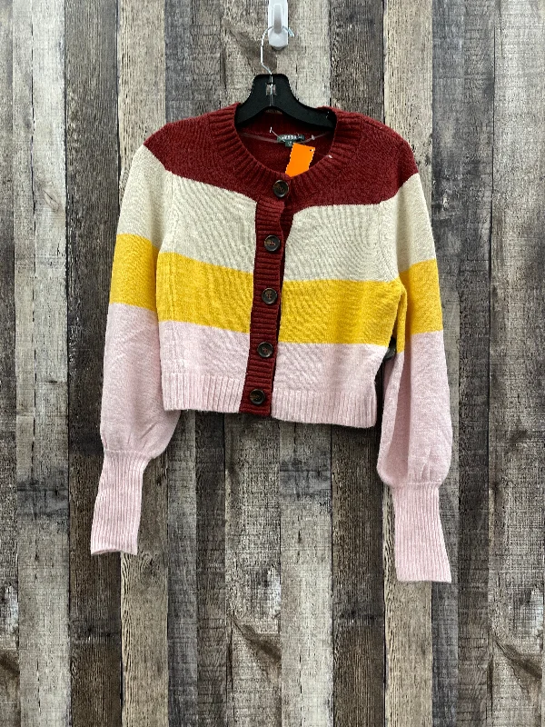 Sweater Cardigan By Wild Fable In Multi-colored, Size: M