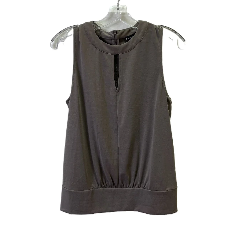 Top Sleeveless By Catherine Malandrino In Taupe, Size: S