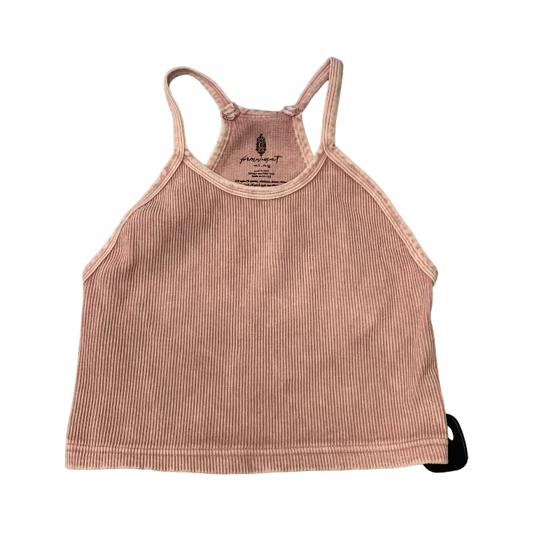 Top Sleeveless By Free People In Pink, Size: M