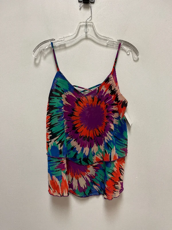 Top Sleeveless By Karlie In Multi-colored, Size: S