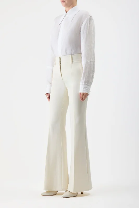 Rhein Pant in Ivory Sportswear Wool